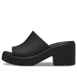 Сандалии brooklyn slide heels 'black' Crocs, черный