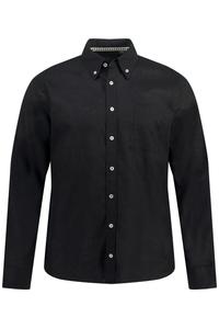 Рубашка на пуговицах классического кроя JP1880, черный