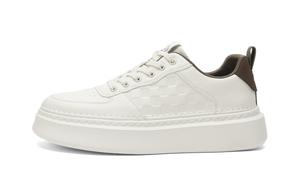 Кеды мужские, обувь для скейтбординга низкая Hla, белый/коричневый