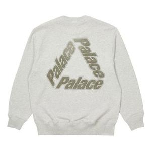Худи PALACE Unisex Logo Round-neck Sweatshirt Grey, серый