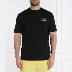 Футболка свободного кроя te_records Boss, черный