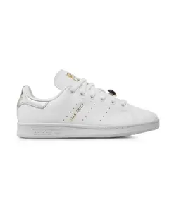 Белые кожаные кроссовки для женщин Adidas, белый