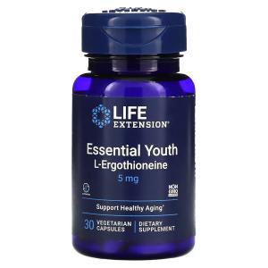 Life Extension Essential Youth L-эрготионеин 5 мг, 30 вегетарианских капсул