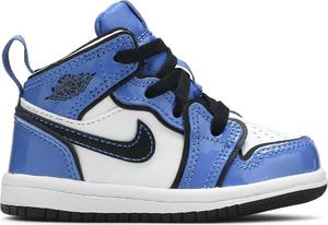 Кроссовки Air Jordan 1 Mid SE TD Signal Blue, синий
