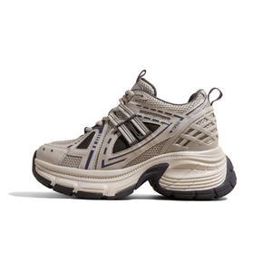 Женские кроссовки с низким верхом, устойчивые к истиранию и дышащие, нескользящие KODI, Light Gray Blue