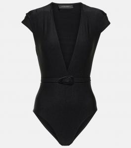 Купальник с поясом Adriana Degreas, черный