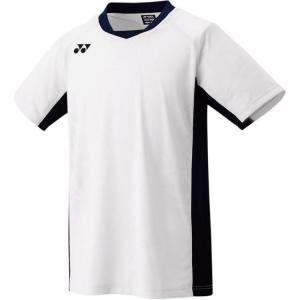 YONEX Футболка мужская белая с V-образным вырезом