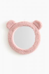 Зеркало в раме H&M Mirror In A Fluffy Frame, розовый