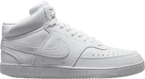 Кроссовки Nike Court Vision Mid Next Nature 'Triple White', белый