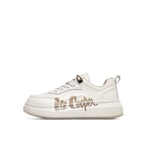 Lee Cooper Высокие противоскользящие низкие скейтерские кроссовки унисекс бежевые женские, цвет Beige Women's