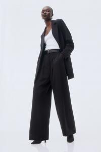 Мешковатые брюки H&M, черный