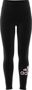 Леггинсы Adidas для девочек Essentials с большим логотипом из хлопка