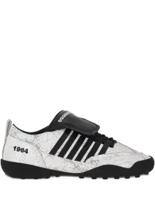 Футбольные кеды на шнуровке Dsquared2, белый