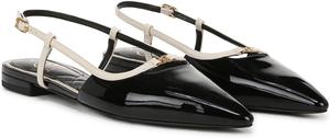 Балетки Sam Edelman Cohen, цвет Black Patent/Alpine Ivory