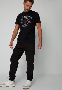 Брюки карго Threadbare, черный