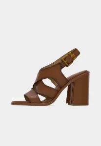 Босоножки на высоком каблуке raven block Michael Michael Kors, Luggage