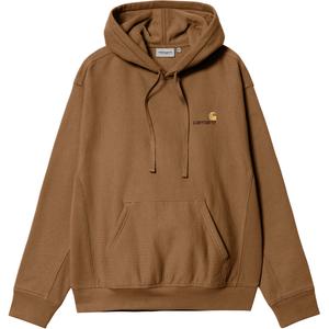 Худи с карманом-мешочком Carhartt WIP, темно-коричневый