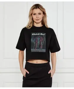 Футболка Cropped fit Hugo, черный