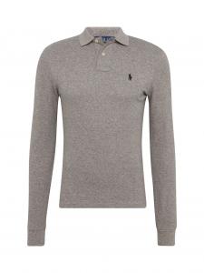 Узкая футболка Polo Ralph Lauren, темно-серый