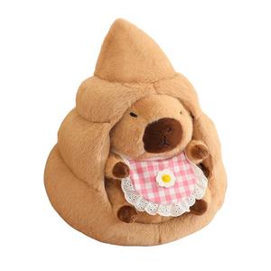 Уродливо милая капибара и детеныш капибары тканевая кукла плюшевая кукла высота 30см/35см/40см Ten Thousand Children's Music