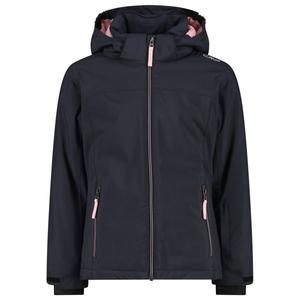 Куртка для девочек с капюшоном на кнопках, твил - горнолыжная куртка Cmp, мультиколор