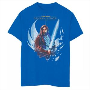 Футболка с рисунком «Оби-Ван Кеноби» для мальчиков 8–20 лет «Звездные войны» готовится к бою «Кеноби» Licensed Character