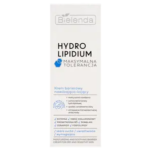 Увлажняющий и успокаивающий защитный крем для лица Bielenda Hydro Lipidium, 50 мл