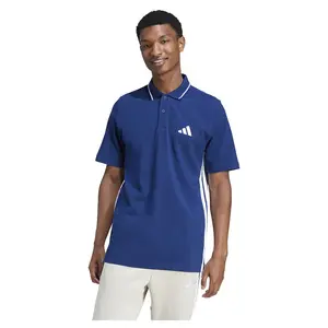 Поло adidas Essentials 3 Stripes Piqué, синий