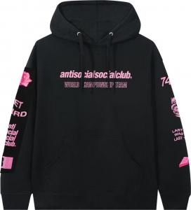 Толстовка Anti Social Social Club Mantras Hooded Sweatshirt 'Black', черный