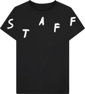 Футболка Cactus Jack by Travis Scott Astrofest Staff 2019 T-Shirt 'Black', черный