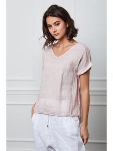 Футболка La Compagnie Du Lin Fabius, розовый