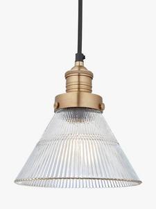 Подвесной потолочный светильник Brooklyn Glass Funnel Industville, Brass