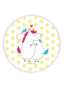 Mr. & Mrs. Panda Магнит на холодильник с изображением единорога, без слов, белого цвета