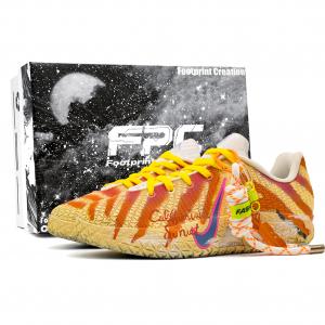 Nike Баскетбольные кроссовки Footprint Innovation Cushioning с низким верхом, износостойкие, унисекс, желтые