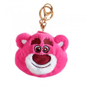 Disney Клубничная серия плюшевых подвесок унисекс, LW-PCB-05 Lotso Coin Purse Pendant