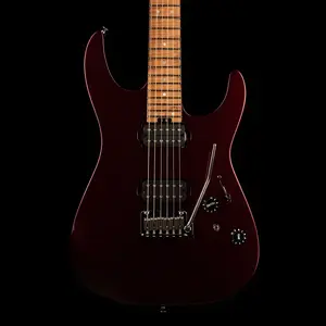Электрогитара Charvel USA Select DK24 HH 2PT CM Caramelized Flame Oxblood с футляром