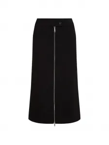 Юбка миди на молнии Karl Lagerfeld, черный
