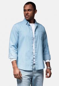Рубашка Ombre, светло-голубой