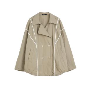 ELLE Тренч женский цвета хаки