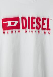 Принт на футболке T-ADJUST-Q7 Diesel, белый