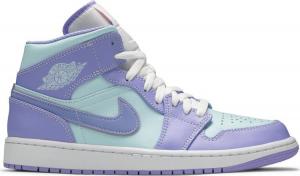 Кроссовки Air Jordan 1 Mid Purple Pulse, фиолетовый