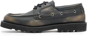 Кроссовки AllSaints Men's Boat Shoe, черный/коричневый