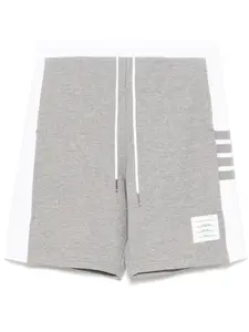 Шорты Engineered с полосками 4-Bar THOM BROWNE, серый