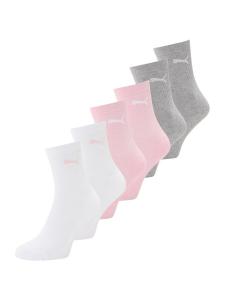 Носки PUMA Socks, цвет grey/light pink/white