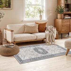 Ковровая дорожка Hy Hao Yun Lai для кухни, 61х122 см, серый