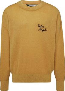 Свитер Palm Angels The Palm Sweater Intarsia 'Beige/Yellow', загар