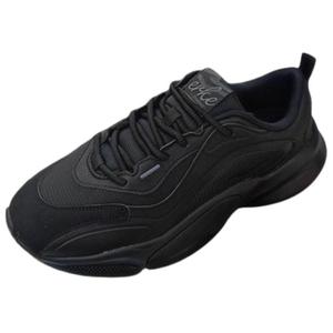 Erke Низкие массивные кроссовки с амортизацией, противоскользящие и износостойкие, мужские, черные