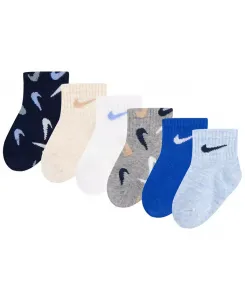 Детские носки Baby and Toddler Swooshfetti, 6 пар Nike, синий