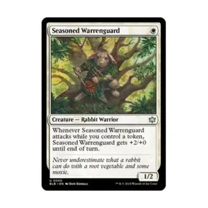 CCG Опытный военный страж (U), MTG - Bloomburrow