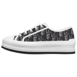 DIOR Женские кроссовки Walk'n' Low top Canvas черные